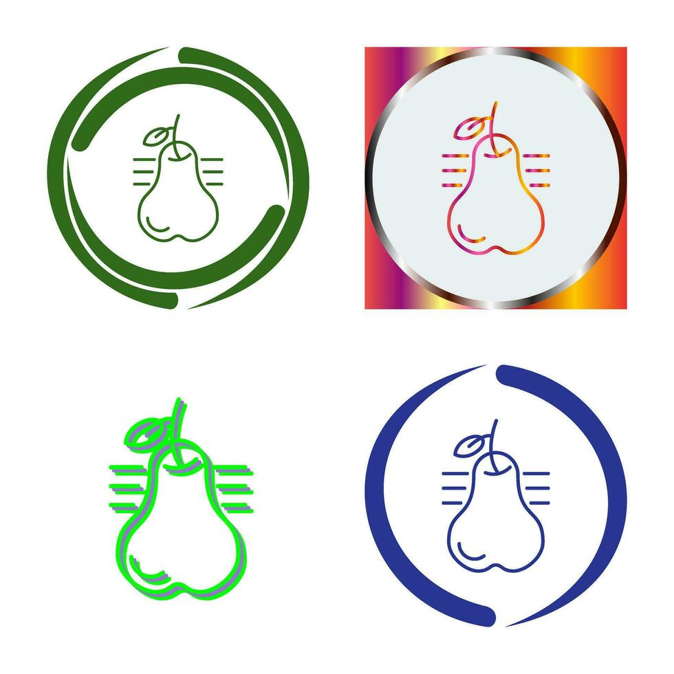 Pear Vector Icon
