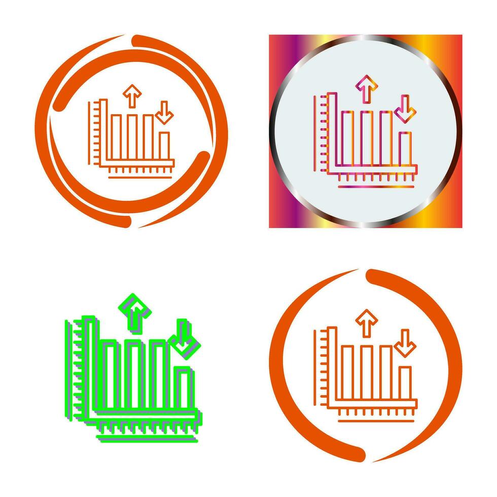 Bar Graph Vector Icon