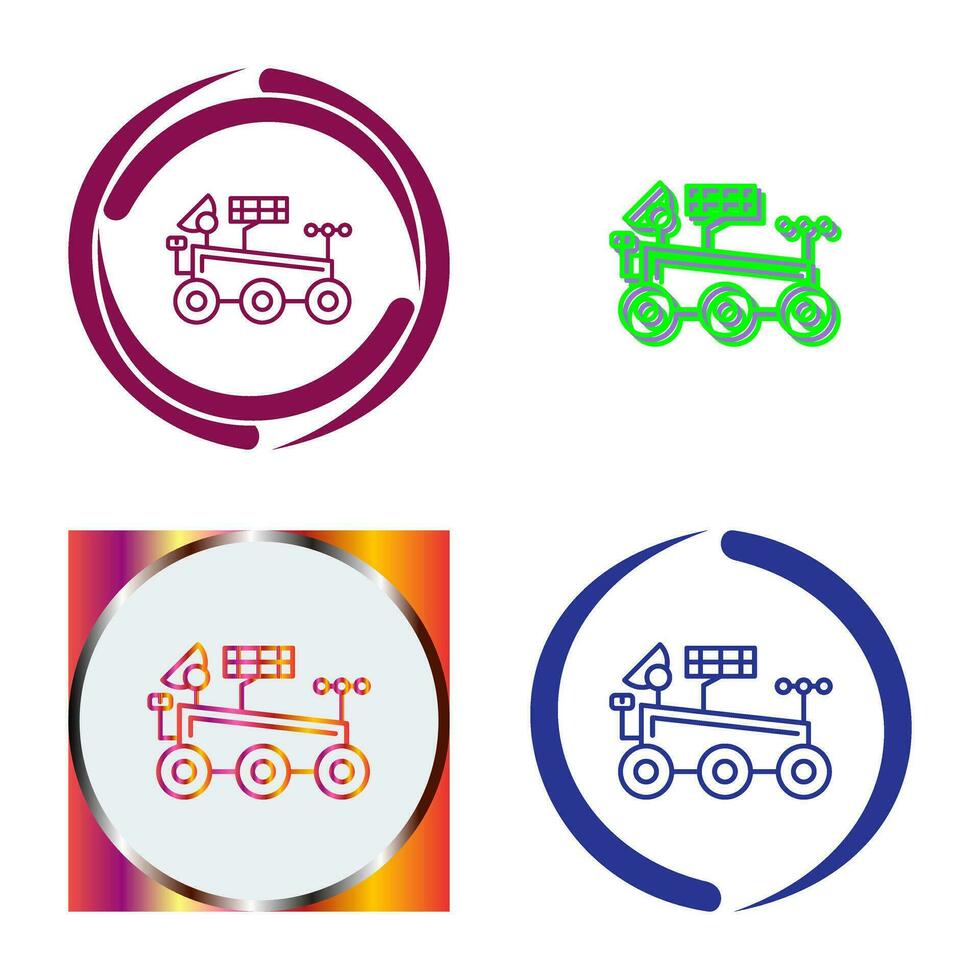 Mars Rover Vector Icon