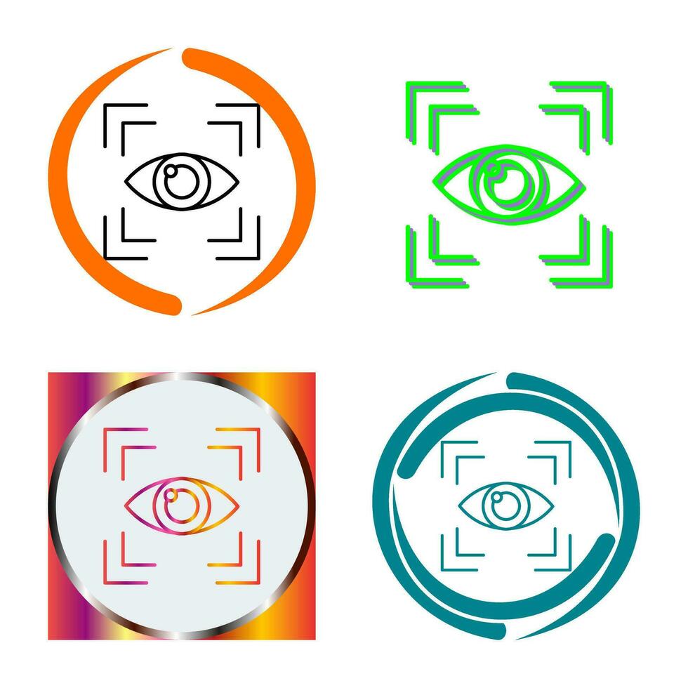 Eye Scan Vector Icon