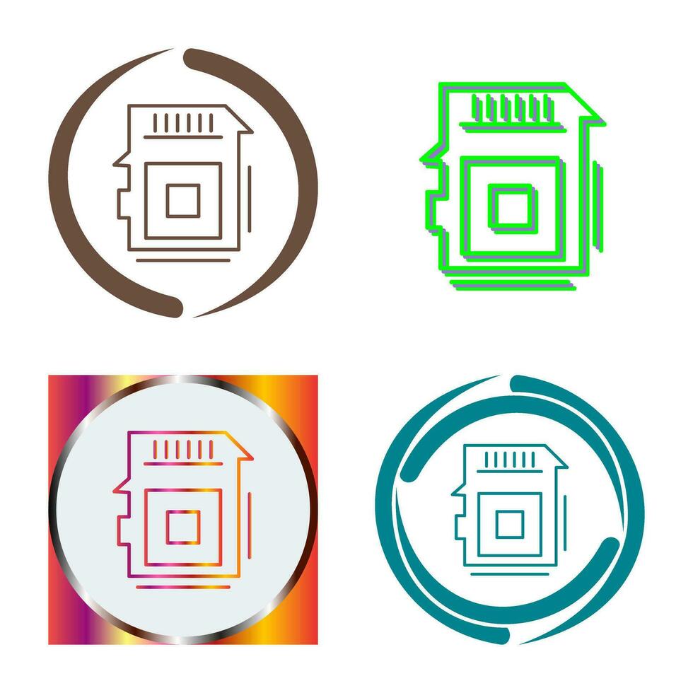 Sd Card Vector Icon