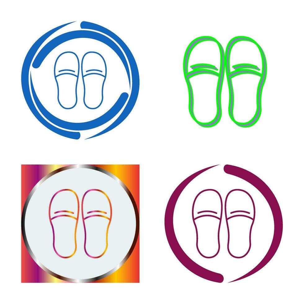 Slippers Vector Icon