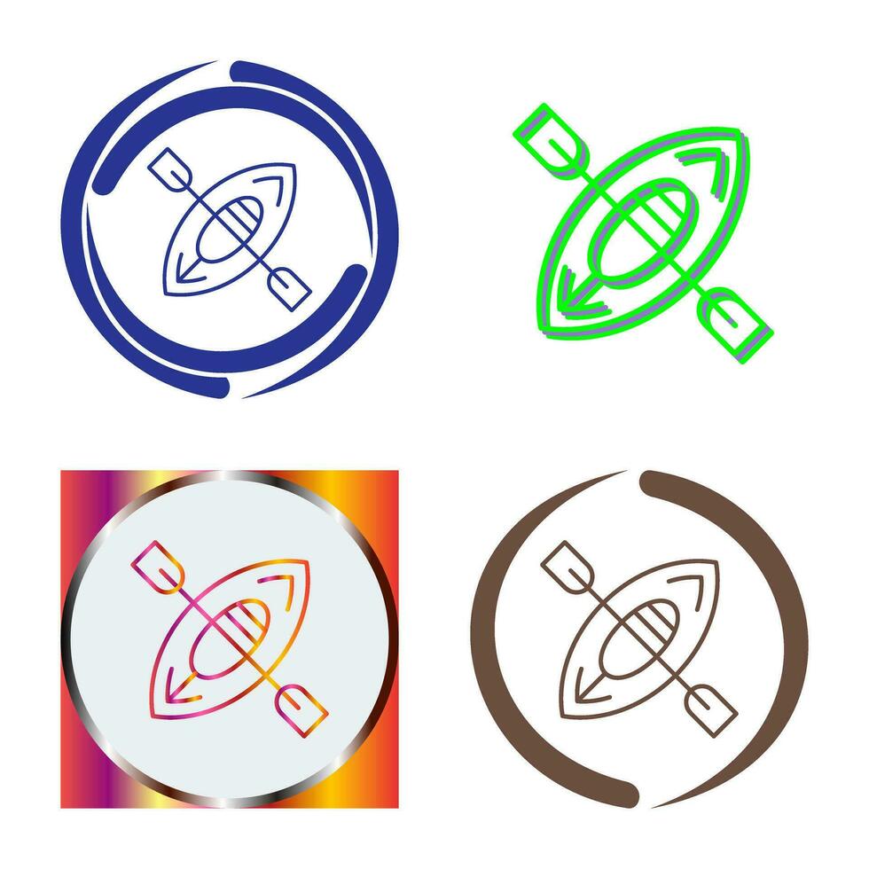 Kayak Vector Icon
