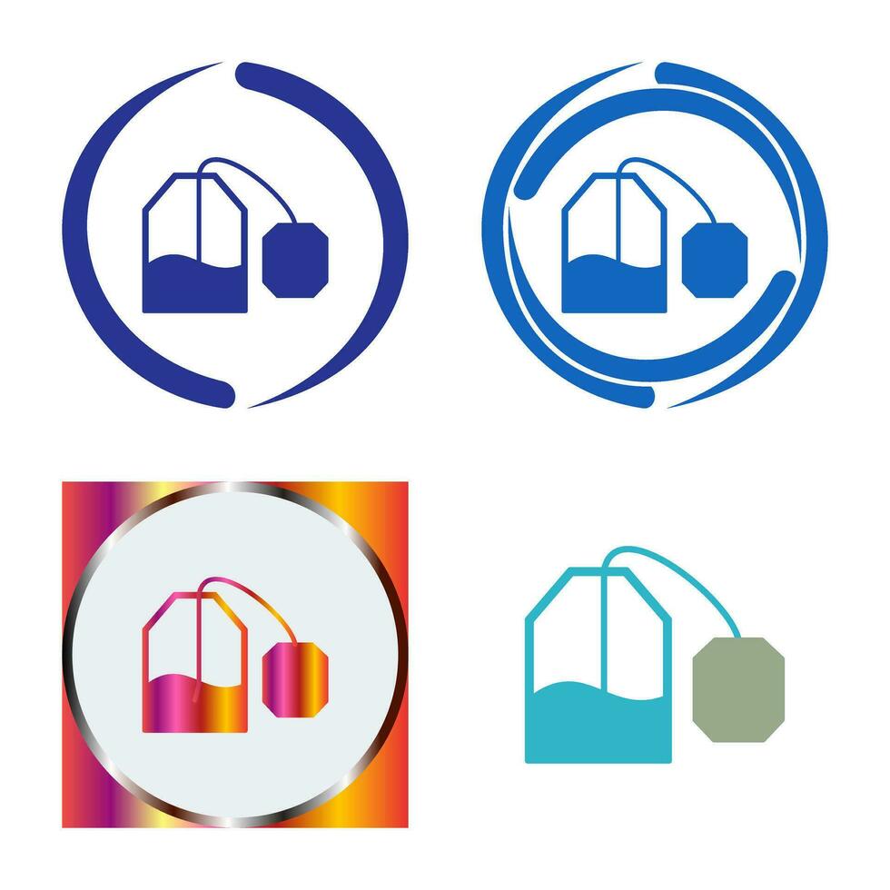 Tea Bag Vector Icon