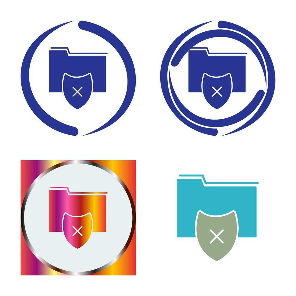 Vulnerable Folder Vector Icon