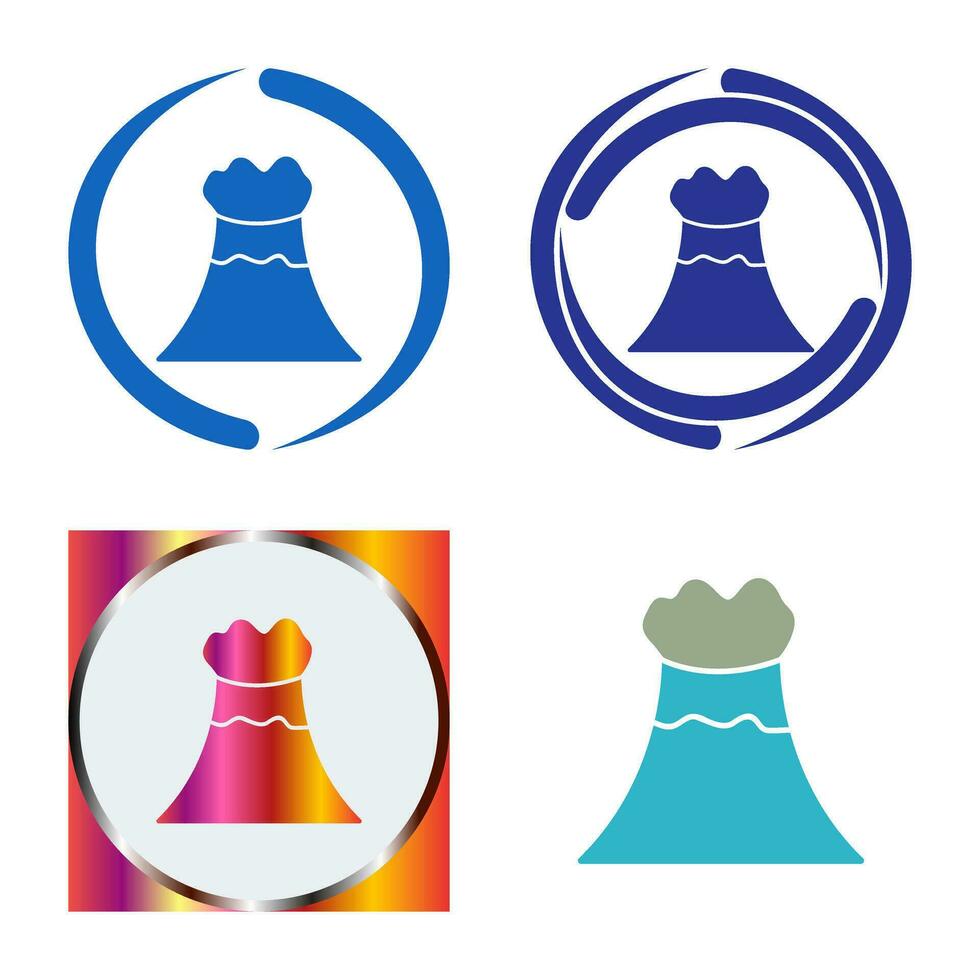Volcano Vector Icon