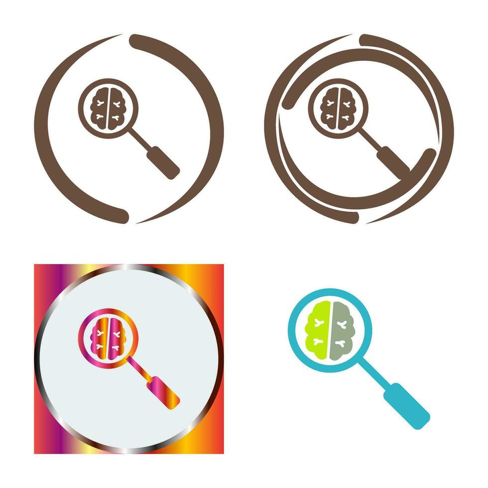 Unique Intelligent Search Vector Icon
