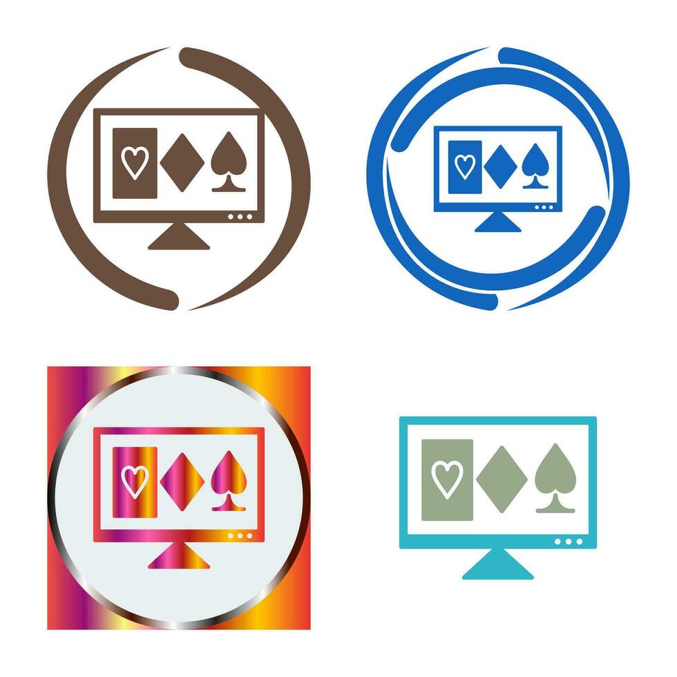 Online Gambling Vector Icon