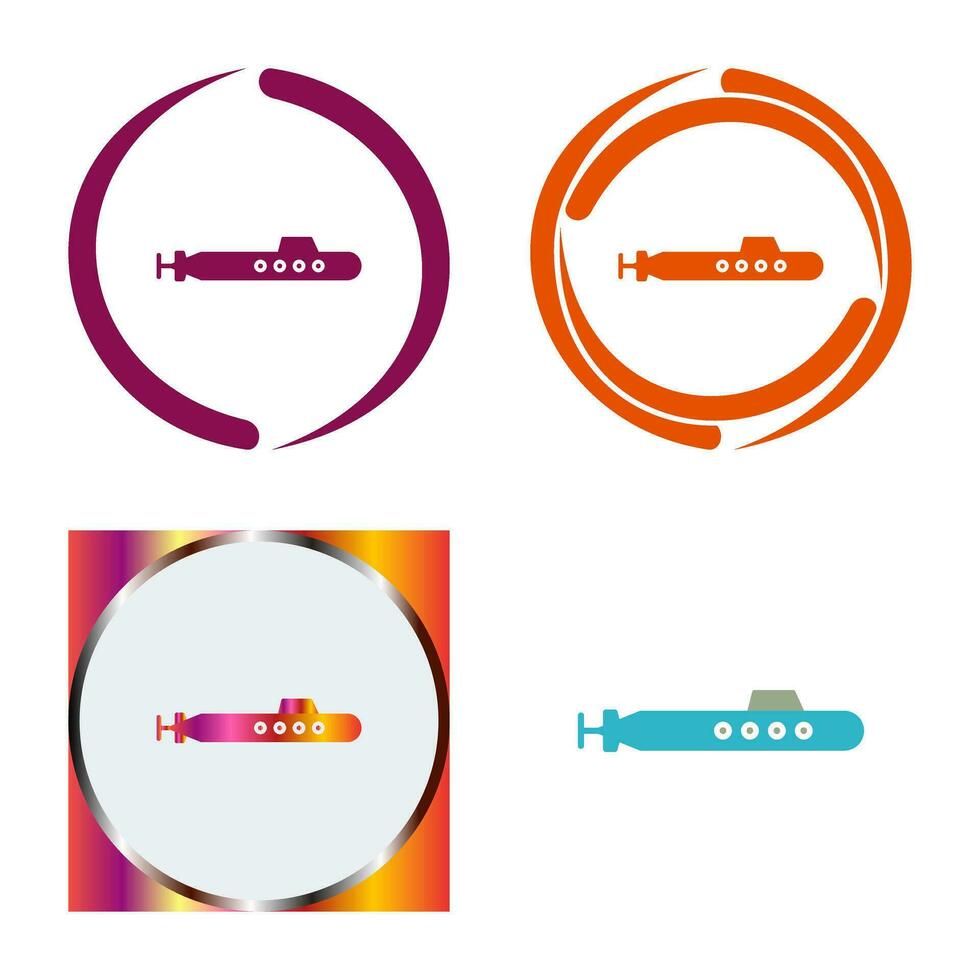 Submarine Vector Icon