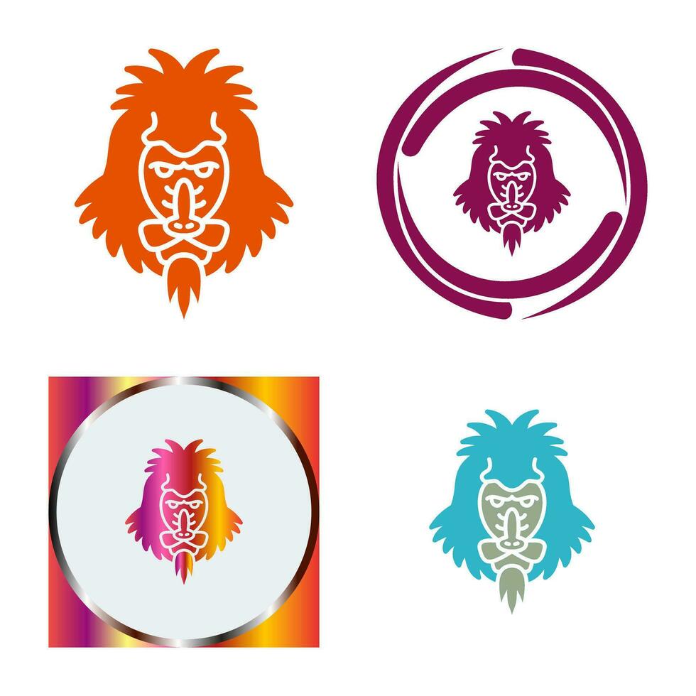 Mandrill Vector Icon