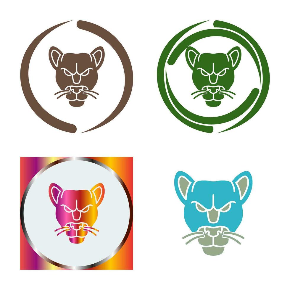 Black Panther Vector Icon