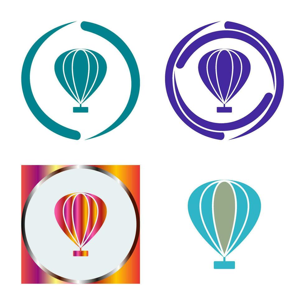 Hot Air Balloon Vector Icon