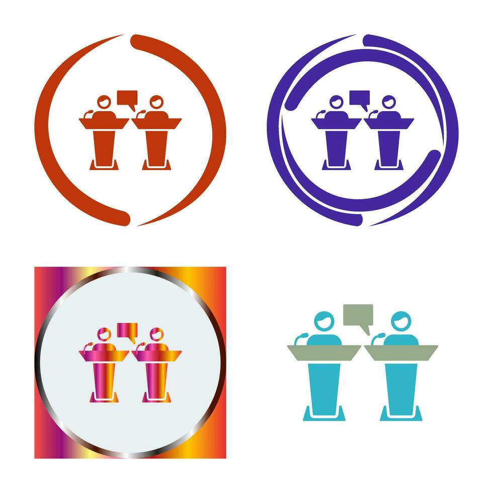 Debate Vector Icon
