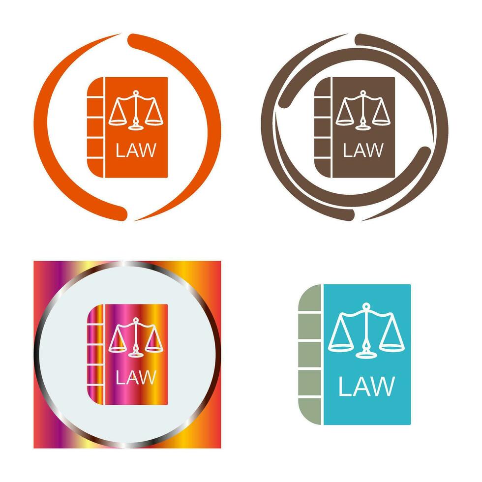 Law and Order Vector Icon