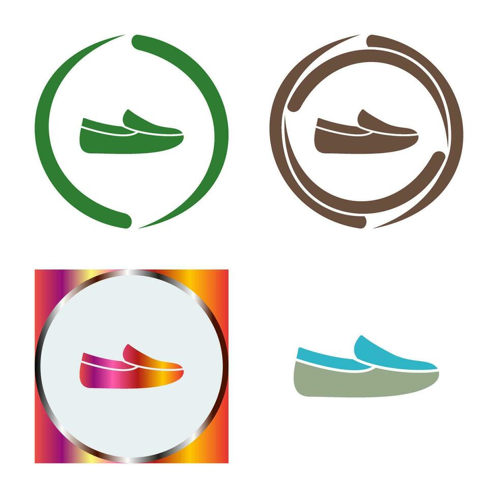 Men's Loafers Vector Icon