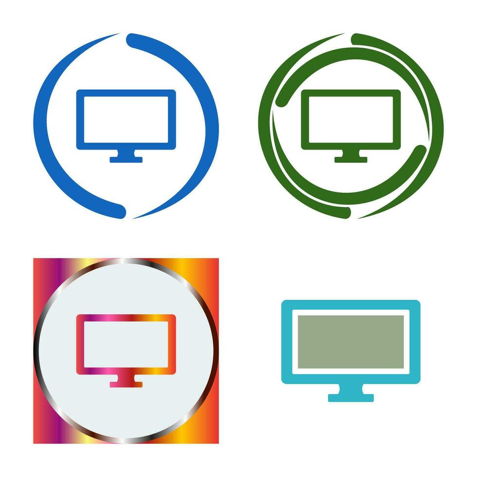 Monitor Vector Icon