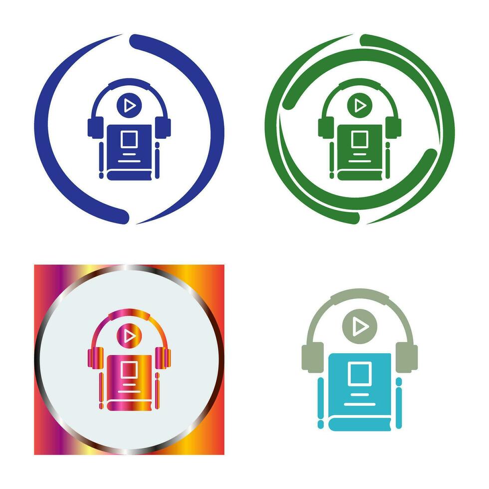 Audio Book Vector Icon