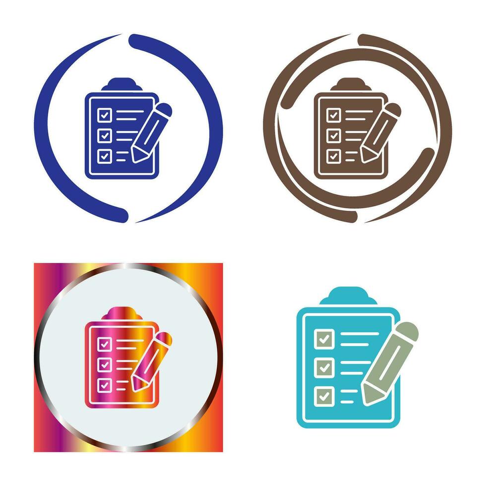 Checklist Vector Icon