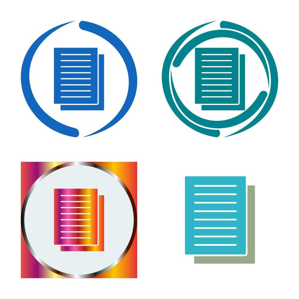 Document Vector Icon