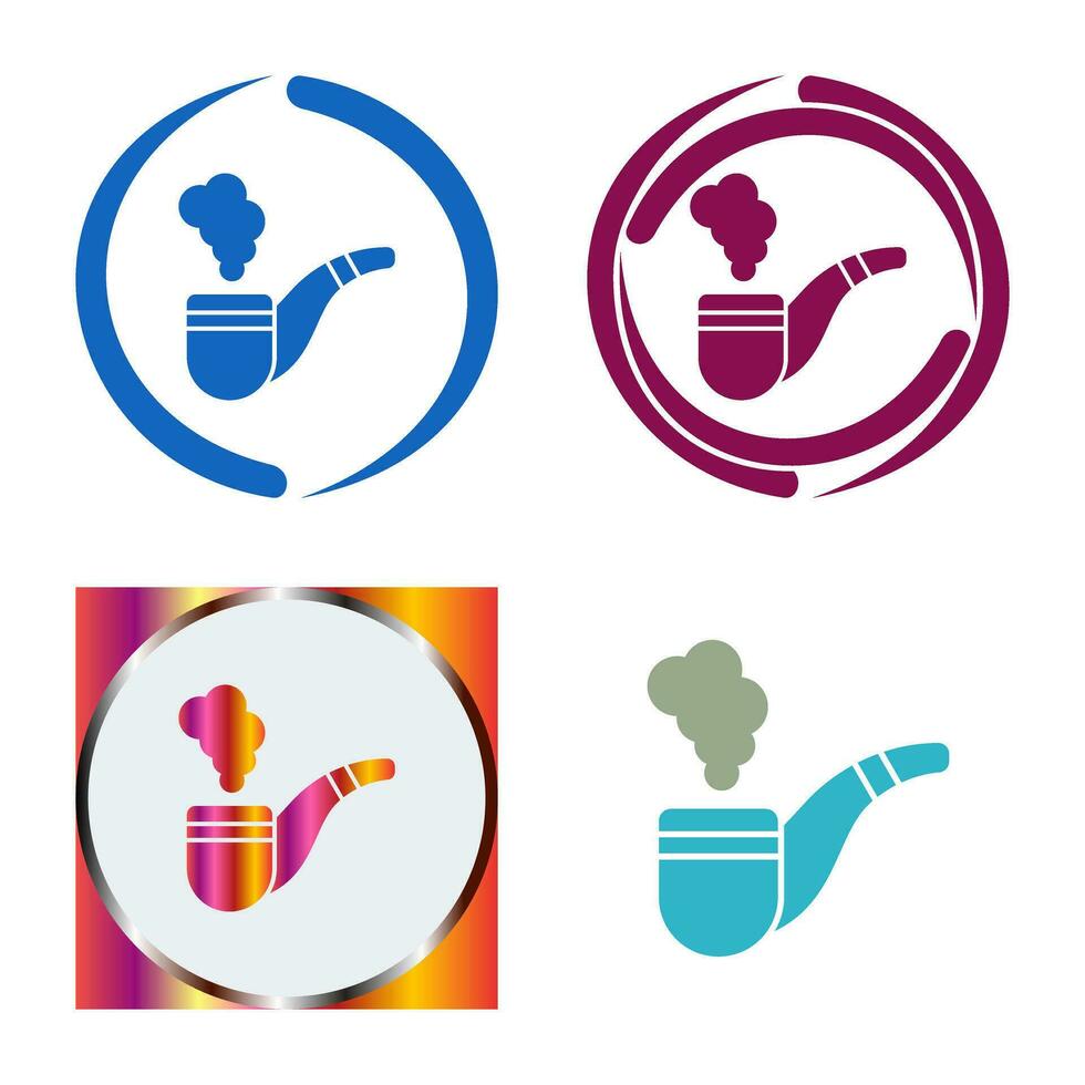 Smoke Pipe Vector Icon