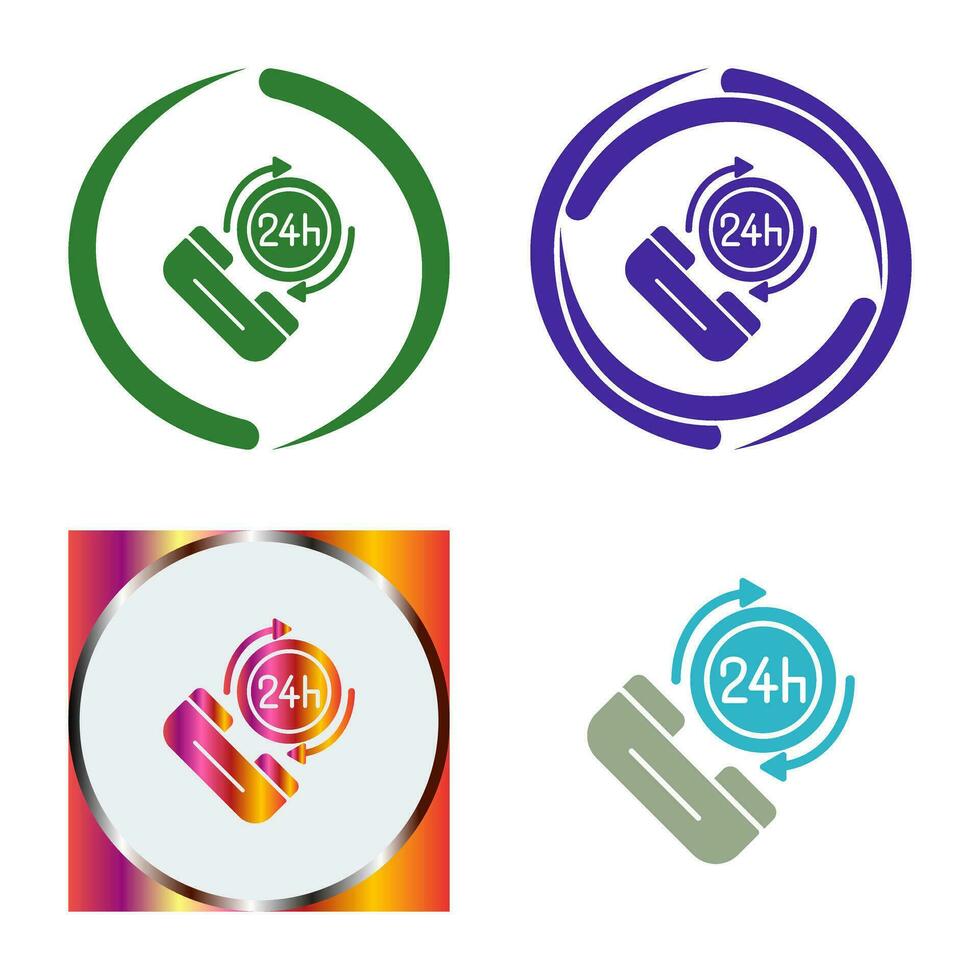 24h Vector Icon