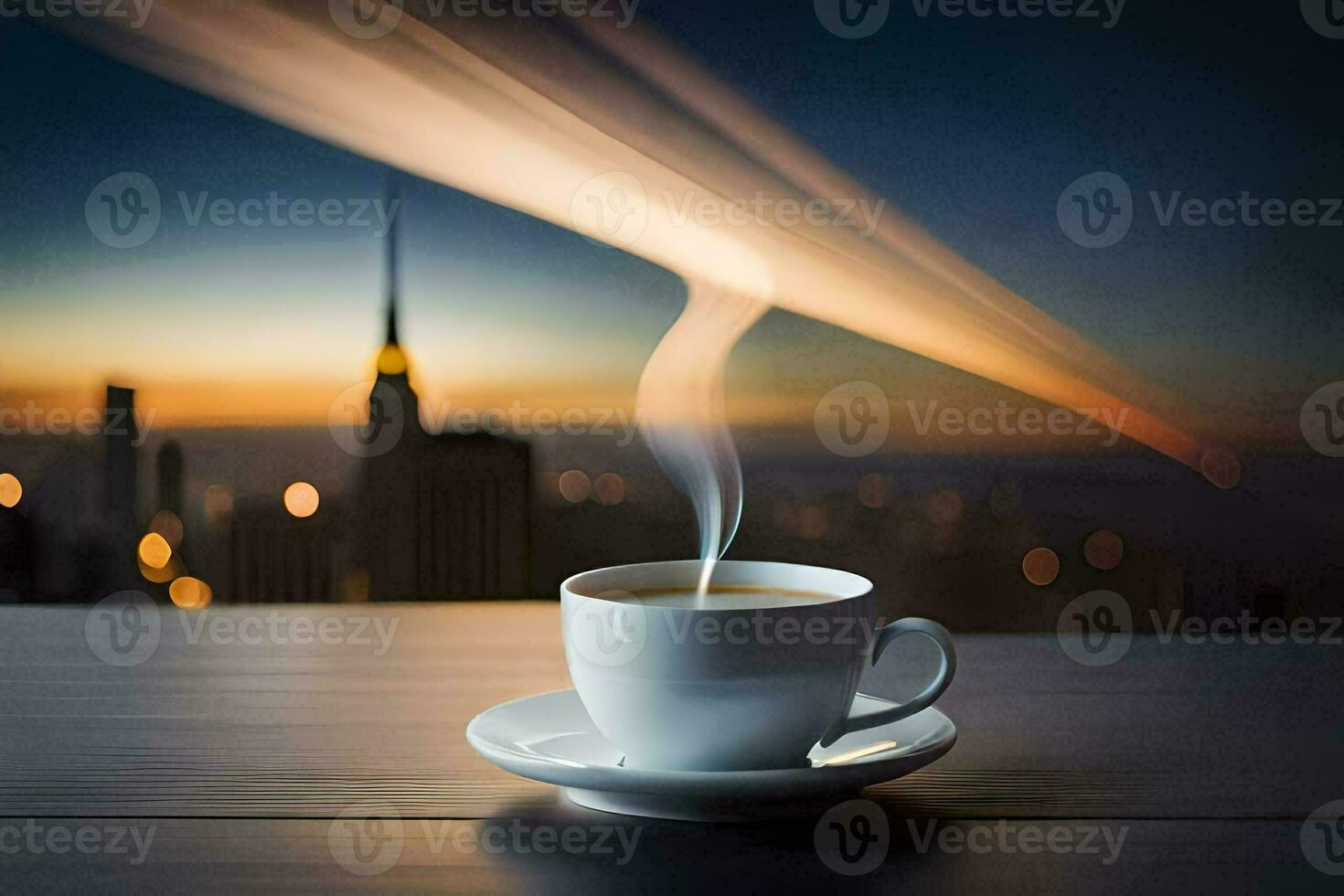 coffee, the city, the cityscape, the cityscape, the cityscape, the. AI-Generated photo