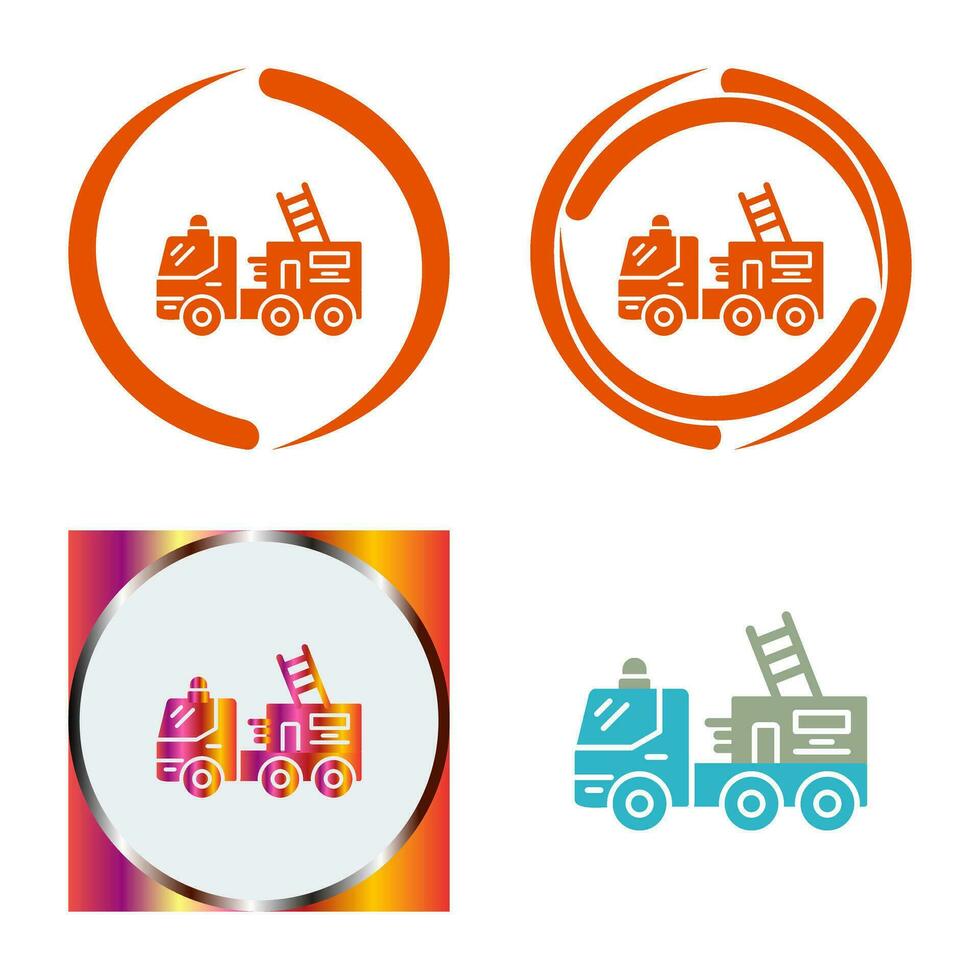 Fire Truck Vector Icon