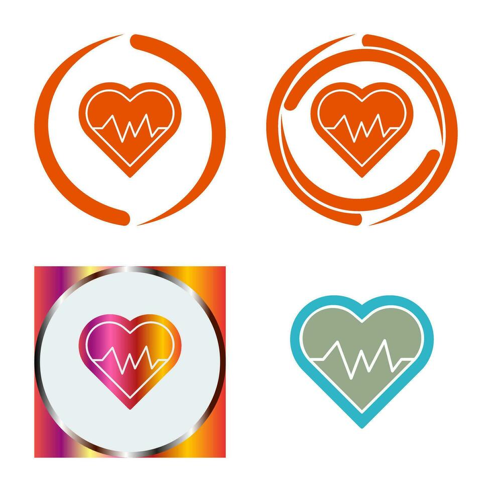 Heart Beat Vector Icon