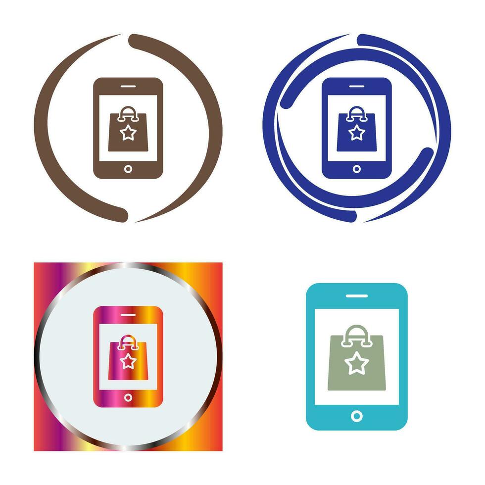 Online Shopping Vector Icon