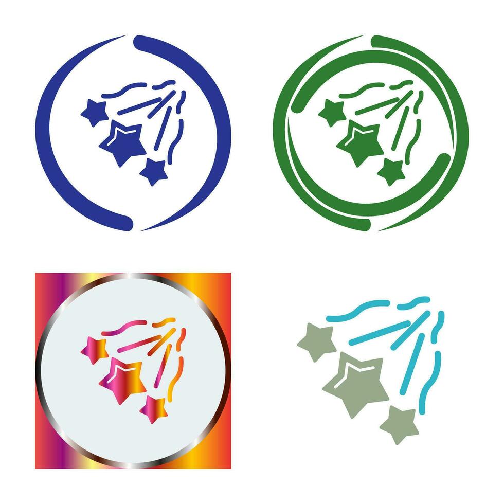 Falling Stars Vector Icon