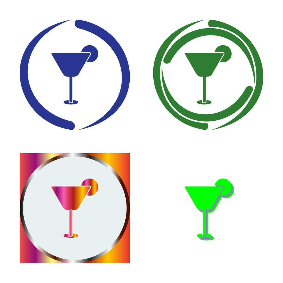 Cocktail Drink Vector Icon