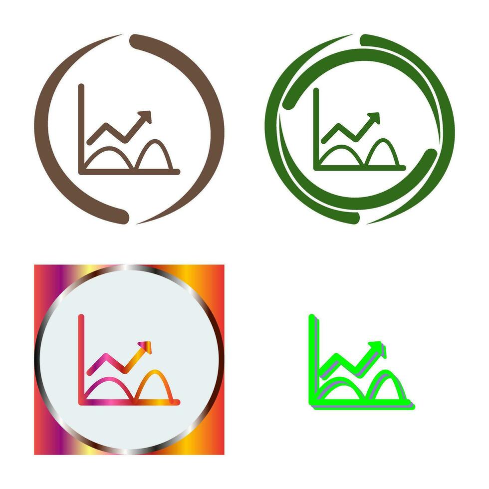Trend in Graph Vector Icon