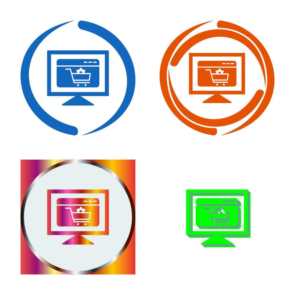 Ecommerce Settings Vector Icon