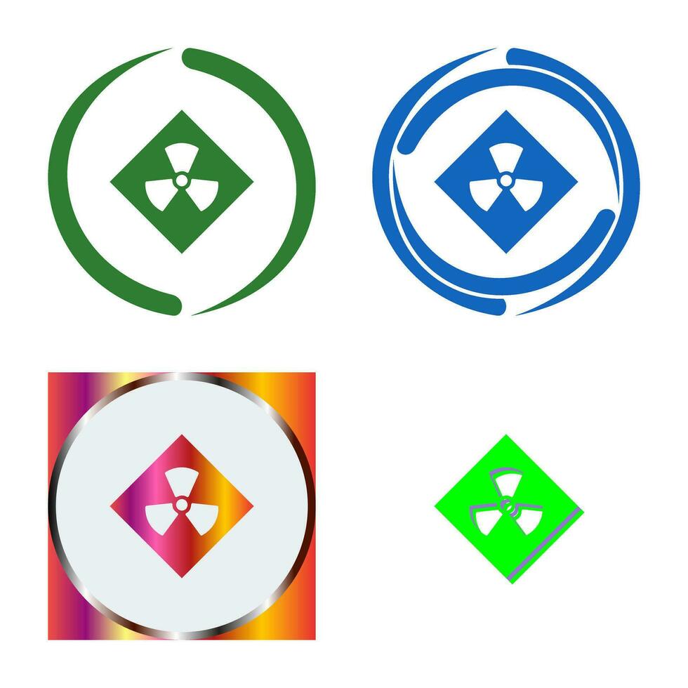 Radiation Vector Icon