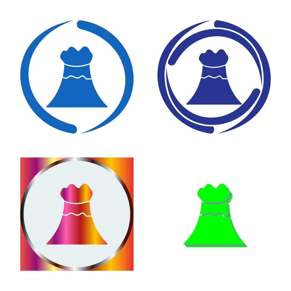 Volcano Vector Icon