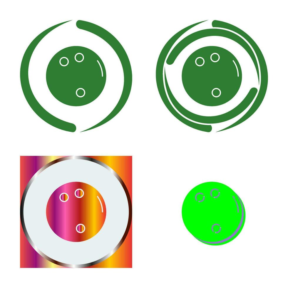 Bowling Ball Vector Icon
