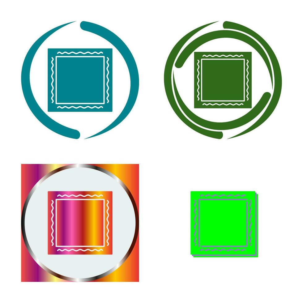 Unique Frame Vector Icon