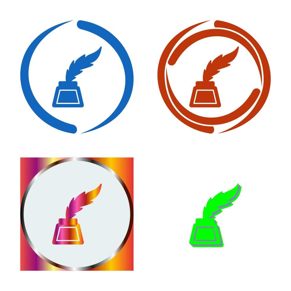 Inkwell Vector Icon
