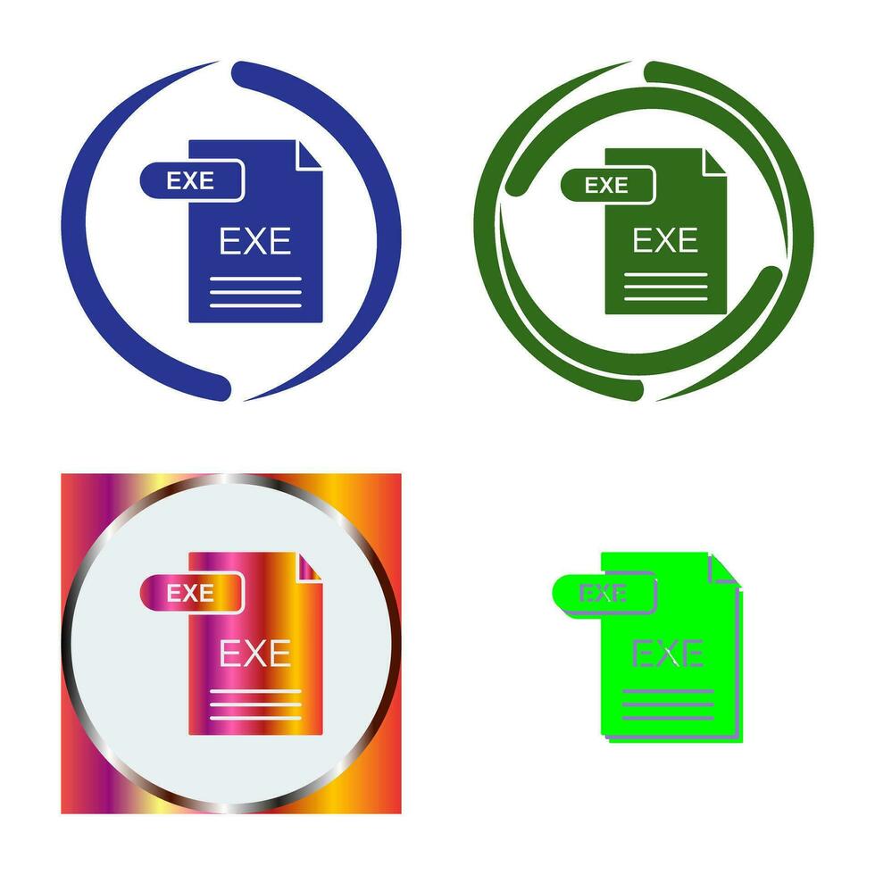 EXE Vector Icon