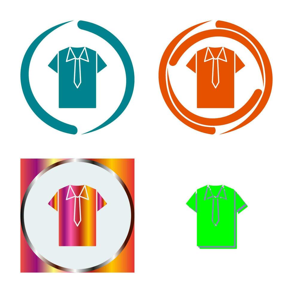 Shirt and Tie Vector Icon