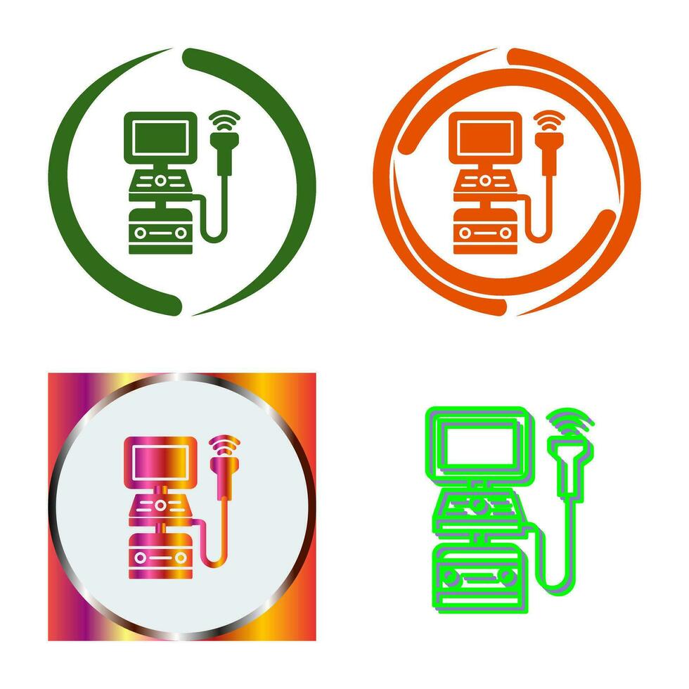 Ultrasound Machine Vector Icon