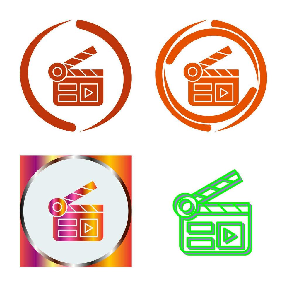Clapper Board Vector Icon
