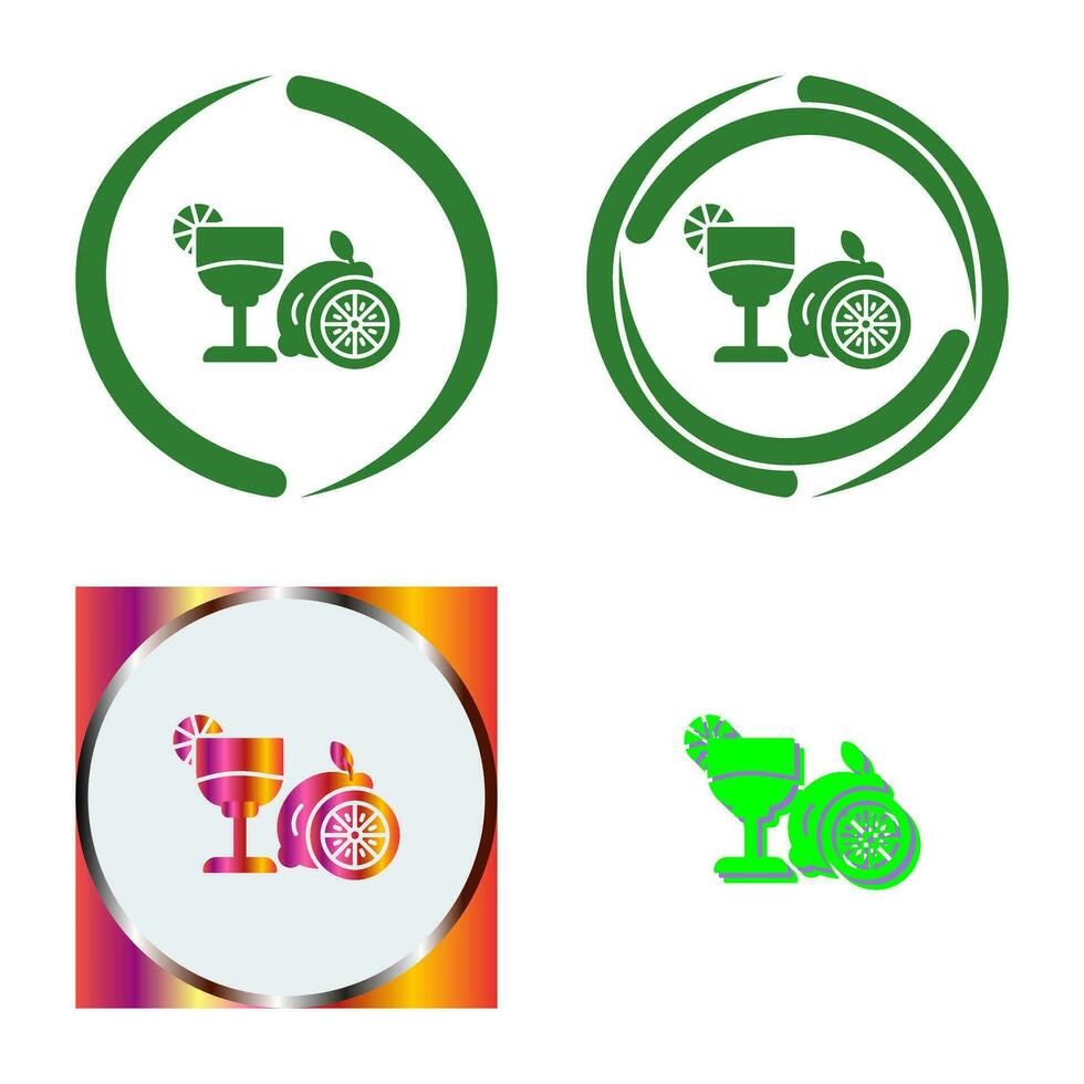 Lime Juice Vector Icon