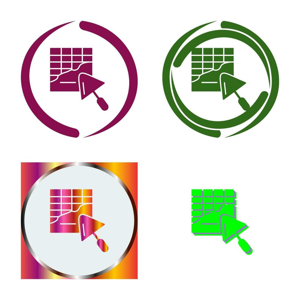 Plastering Vector Icon