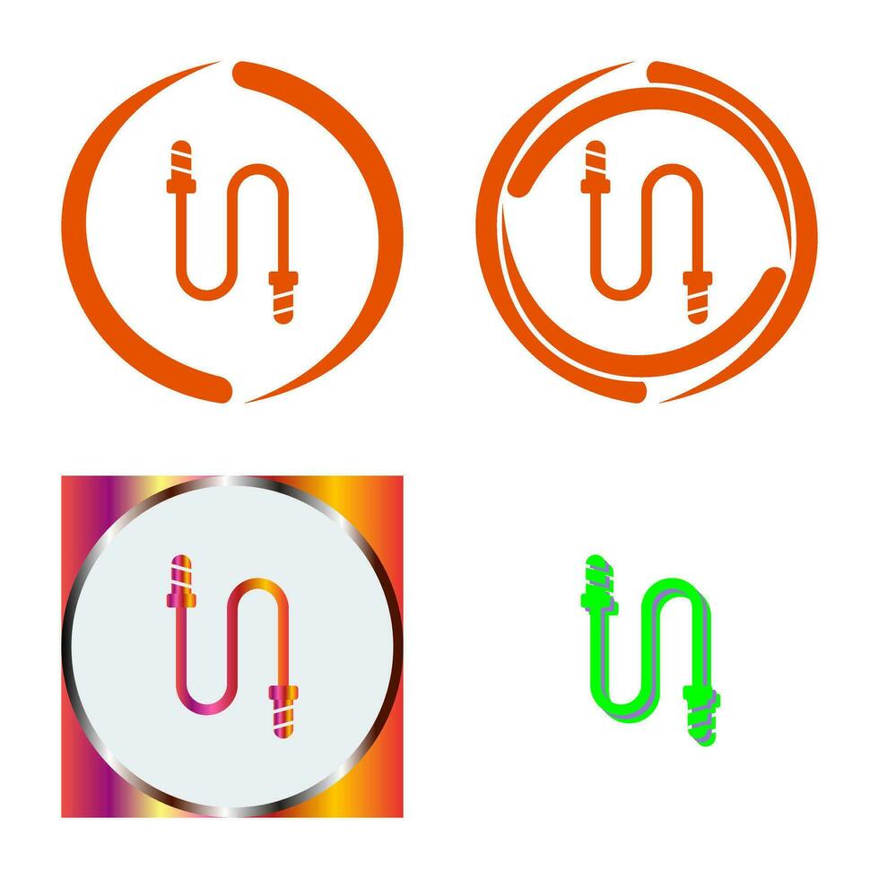 Jumping Rope Vector Icon