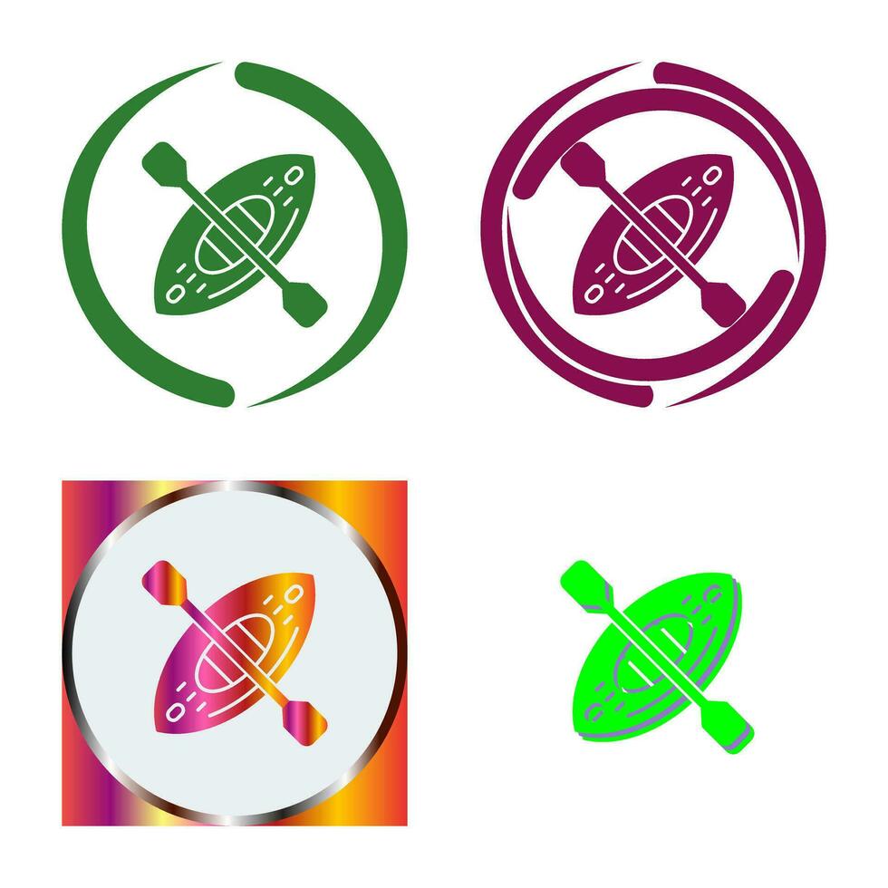 Kayak Vector Icon