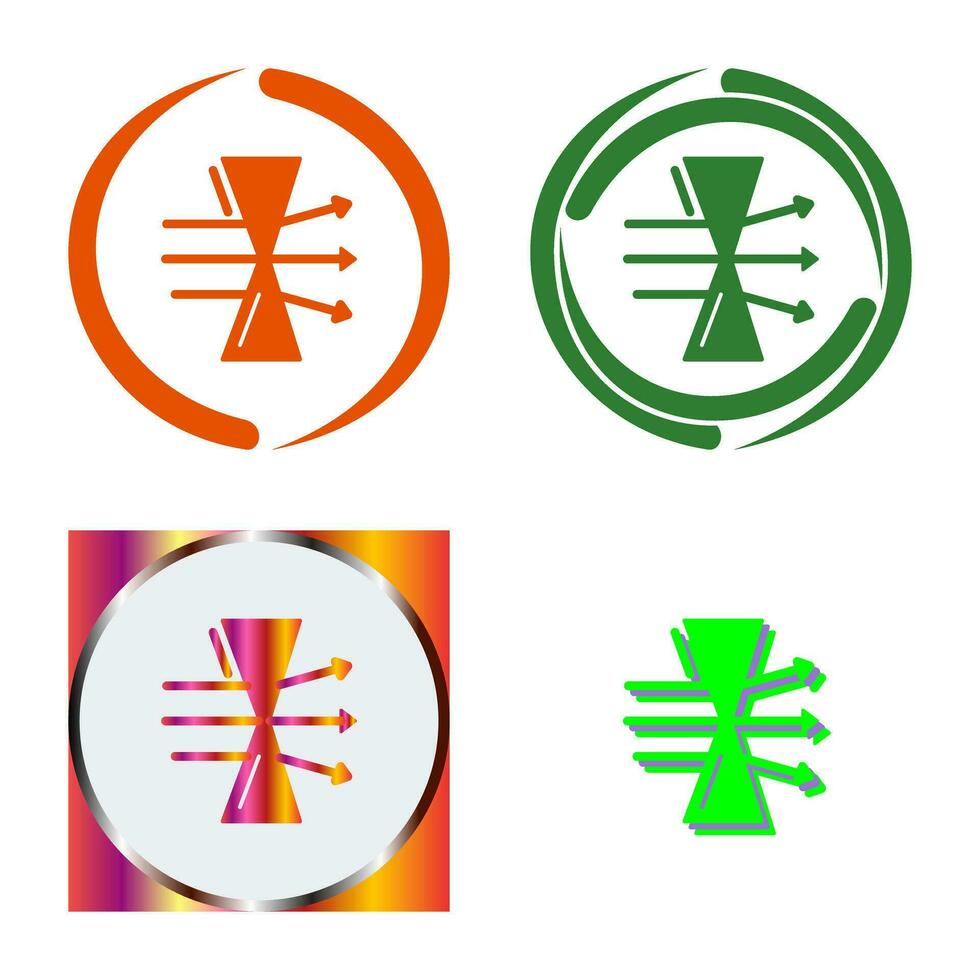 Dispersion Vector Icon