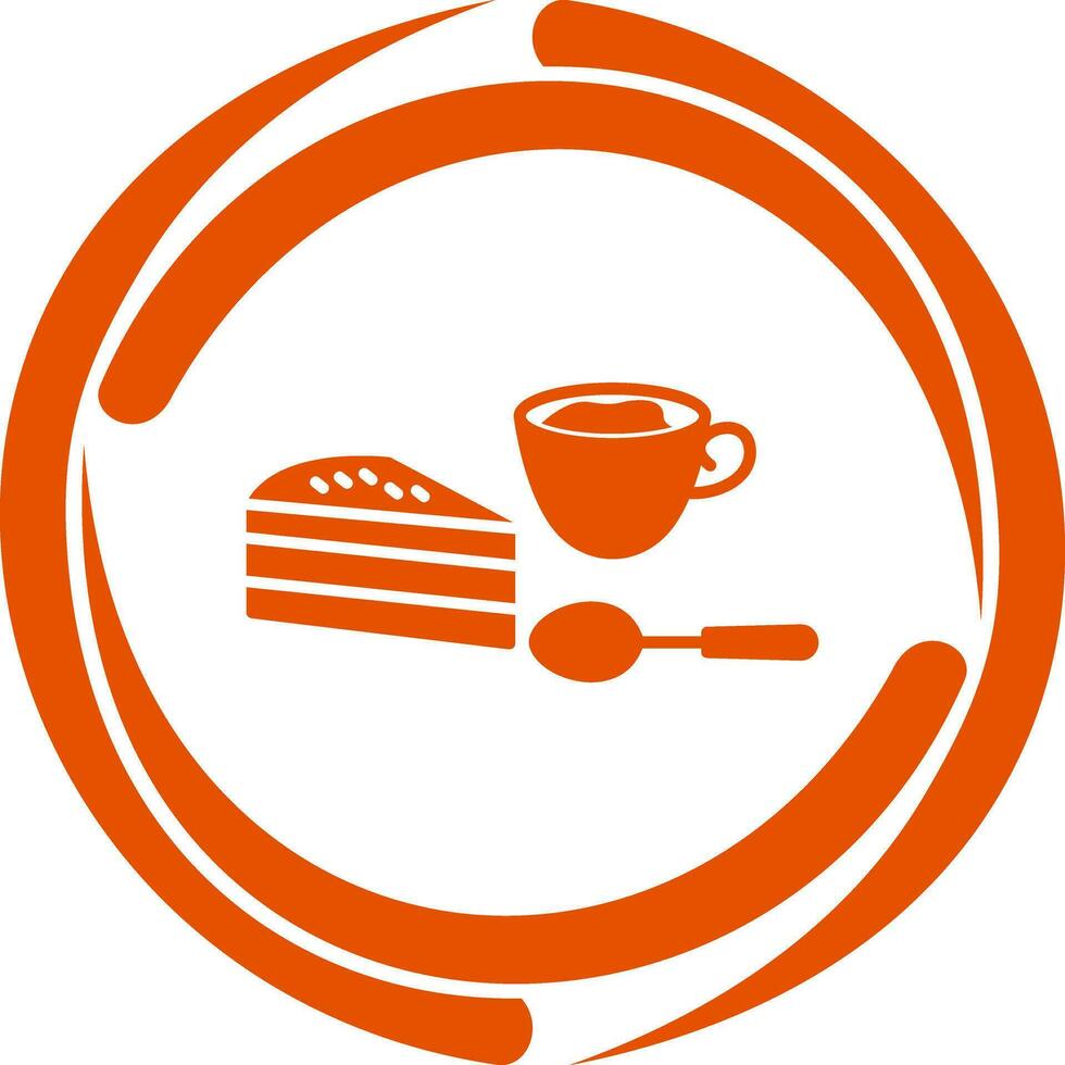 Coffee Served Vector Icon