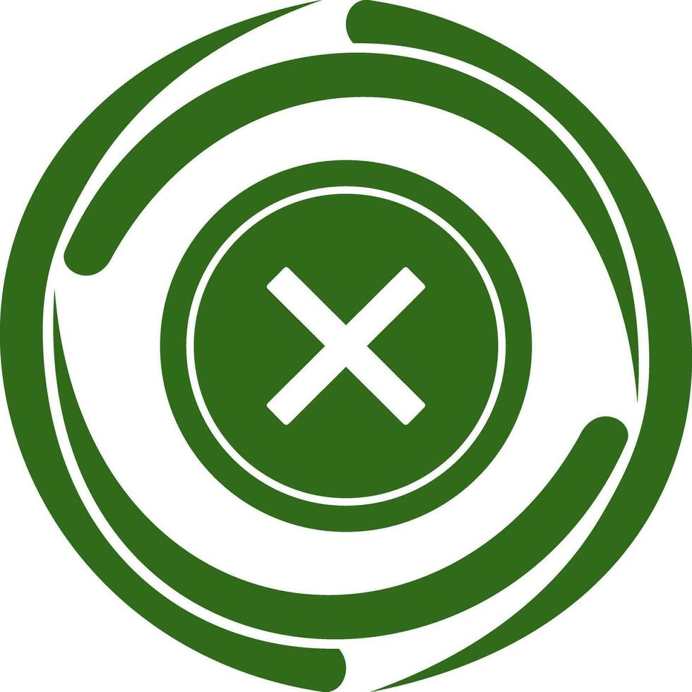 Do Not Cross Vector Icon