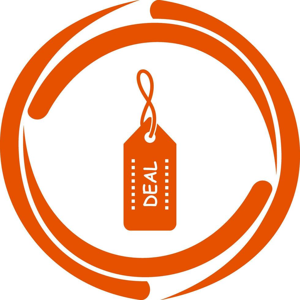 Unique Online Deals Vector Icon